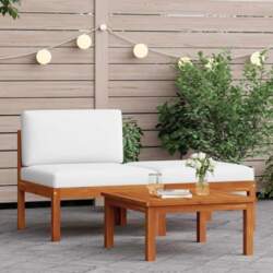Modular 3-Piece Garden Sofa Made of