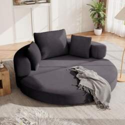 Modular Boneless Couch, Oval Sofa Bed
