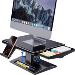 Monitor Stand, Height Adjustable Monitor Raiser