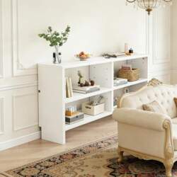 Narrow Sofa Table, Solid Wood, Console