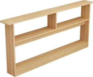 Narrow Wooden Sofa Table 3 Layer