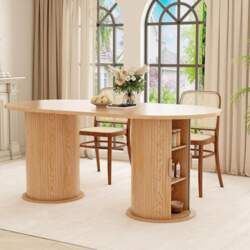 Oval Dining Table 180 x 90