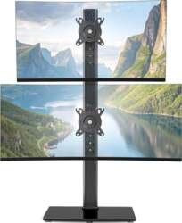 PEGZONE Vertical Double Monitor Stand for