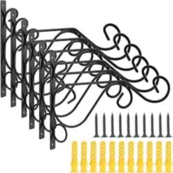 PINGEUI 6 Pack Hanging Brackets Hooks