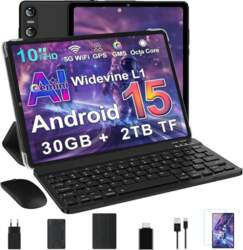 Planšetdators 10 collu Android 15 ar