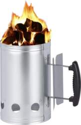 RapidFire Fireplace kompakts kokogļu dedzinātājs, grila