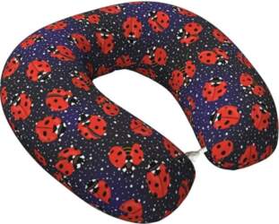 Red Ladybug ceļojuma spilvens Memory Foam