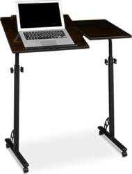 Relaxdays Laptop Large Table, Height Adjustable