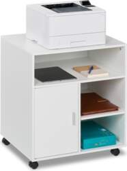 Relaxdays Rolling Container with 5 Compartments