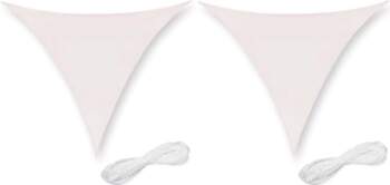 Relaxdays Triangular Sun Sail, 2 x