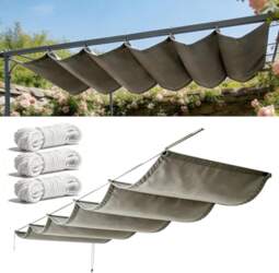 Retractable Sun Sail, Retractable Wave Awning