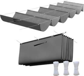 Retractable Wave Awning 1 x 4