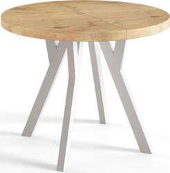 Round Extendable Dining Table - Modern