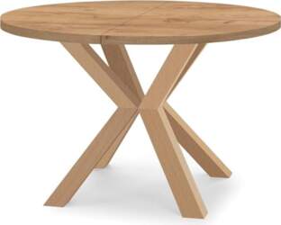 Round Extendable Table for Dining Room