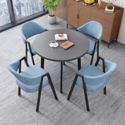 Round/Square Dining Table Set with Chairs