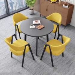 Round/Square Dining Table Set with Chairs