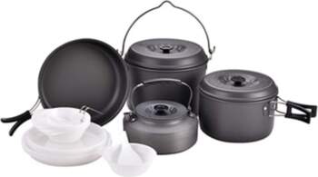 SBCGFY Pot Pan Kettle Set Camping
