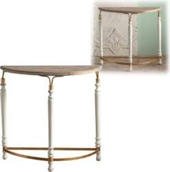 Semicircular Console Table, Narrow Console Table