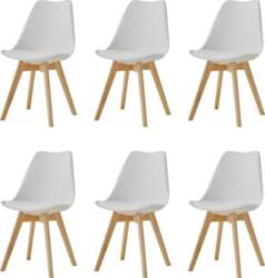 Set of 6 Dining Chairs with