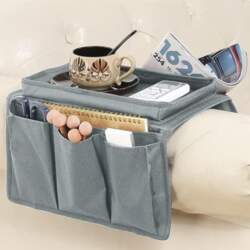 Sofa Armrest Organiser, Foldable Storage Bag