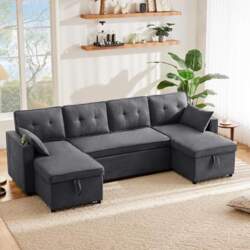 Sofa with Sleep Function, Sofa Couch