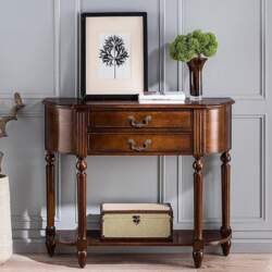 Solid Console Table, Console Table with