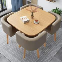 Space Saving Dining Table Set with
