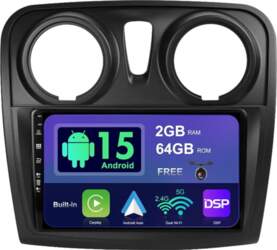 SXAUTO Android 15 IPS automašīnas radio