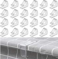 Table Clips for Table Cloth, Transparent