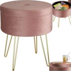 Tectake® 3-in-1 Storage Stool Storage Box