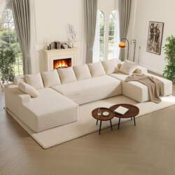 U-Shaped Sofa 338 cm Modular Sofa