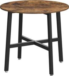 VASAGLE Dining Table, Small Round Kitchen