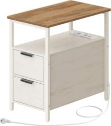 VASAGLE Side Table, Bedside Table with
