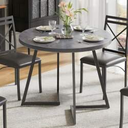 VECELO 35 Inch Round Dining Table