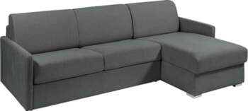 Vente-unique - Ecksofa mit Matratze -