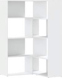 VidaXL Corner Bookcase, Corner Shelf, 4