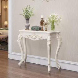Vintage Console Table, White Console Table