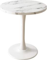White Round Table Modern Dining Table