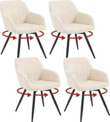 WOLTU EZS85be-4 Set of 4 Rotating