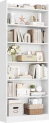 Yaheetech Bookcase, 7 Compartments Bookcase with