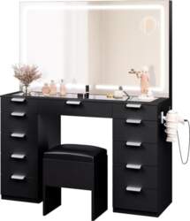 YITAHOME Dressing Table with LED Lighting