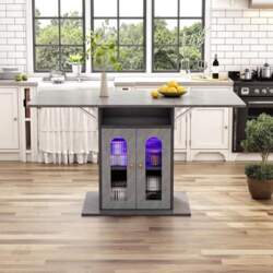 Zepneiy Extendable Dining Table, Kitchen Table