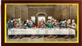 Zig zag The Last Supper Leonardo