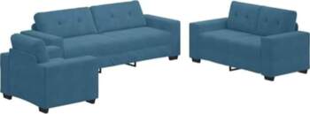 3 pcs funktional modern Samtsofa &