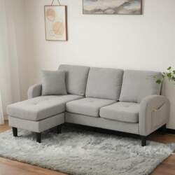 3-Seater Corner Sofa with Chaise Longue