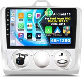 4+128G Android 15 auto radio priekš