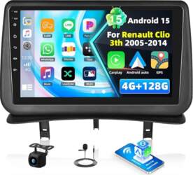 4+128G Auto Radio Android 15 priekš