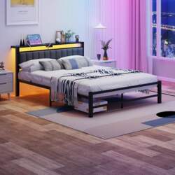 5ft King Size Headboard Upholstered Bed