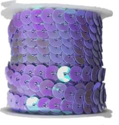 5M Sequin lentes 6 mm plata