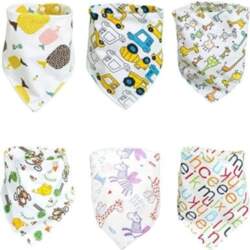 6 Pack Organic Cotton Double Layer